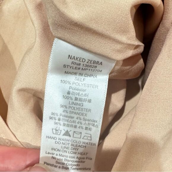 Naked Zebra Cascade Blush Wrap Skort Size L NWT - Picture 10 of 10